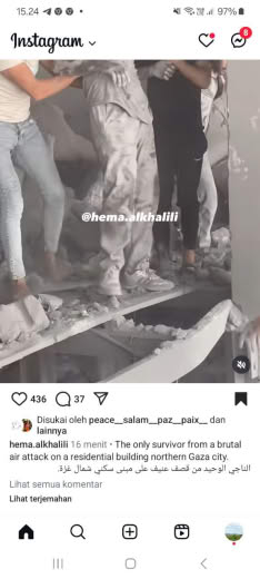 Happening Posted just 5 minutes ago, 11.19am Gaza time, 18 09 2024