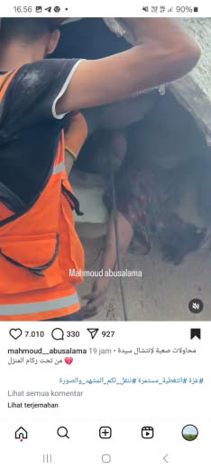 Posted at 19 hours ago, about 05.50pm Gaza time, 17 09 2024