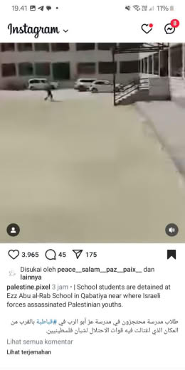 Posted at 3 hours ago, about 12.40pm Westbank time, 19 09 2024
