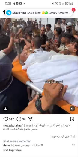 Happened at Posted at 01.25pm Gaza time 30 09 2024