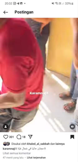 Source : Karamnaji Gazan journalist IG feed Date of incident : 07 10 2024 Location : Northern Gaza