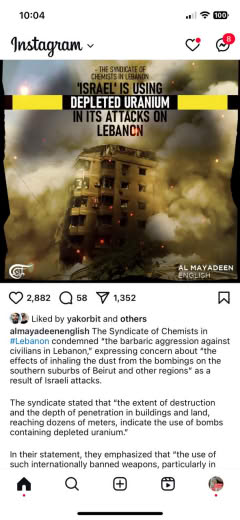 Syndicate of Chemists detected depleted uranium