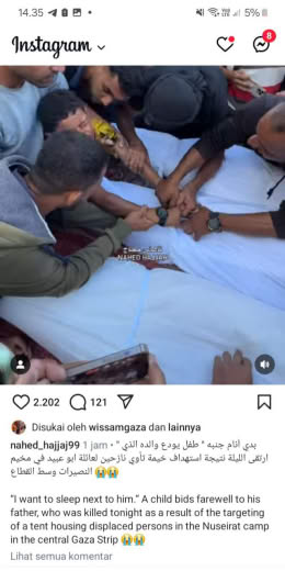 Source : Nahed Hajajj Date : 09 10 2024 Lication : Nuseirat Camp