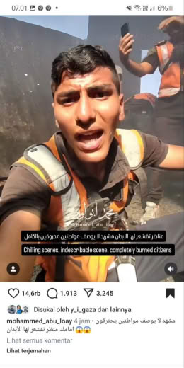 Source : D.N Osama IG feed Date : 09 10 2024 Location : Northern Gaza