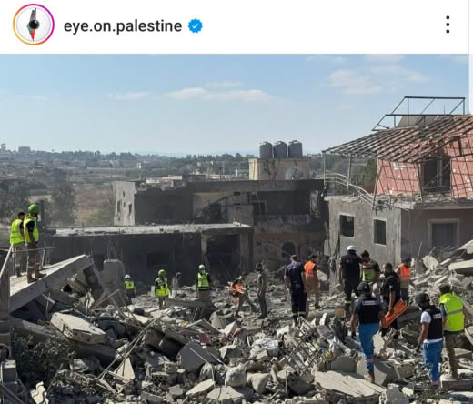 11/10/2024  @eye.on.palestine Kafr Tbenit village, southern Lebanon.