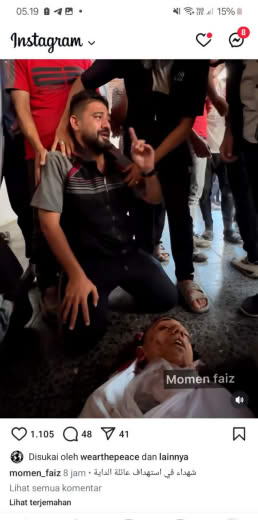 Source : MomenFaiz IG feed Date of incident : 11 09 2024 Location : Gaza