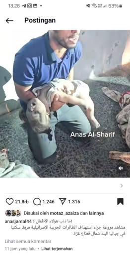 Location : Northern Gaza Date : 11 10 2024 Source : Anas Al Syarif IG feed