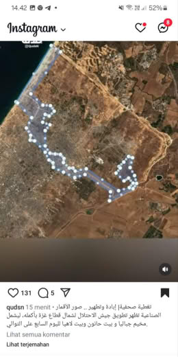 Location : Northern Gaza Source : Qudsn Media IG feed Date of post : 12 10 2024 Date of incident : October 4-11, 2024