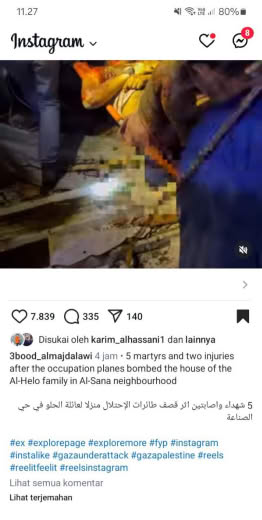 Al-Sana Neighborhood Date of post Posted at about 02.20-03.20am, 17 10 2024 Gaza time Date of incident, I think about Oc