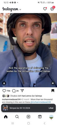 Date of incident : Oct 7, 2023 - 0ct 20, 2024 Location : entire of Gaza Source and witness : Mohammed Assad