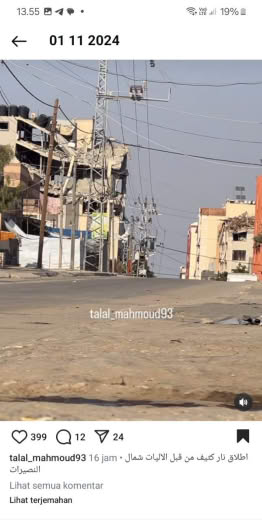 Nusairat 01 11 2024 Source : Talal Mahmoud