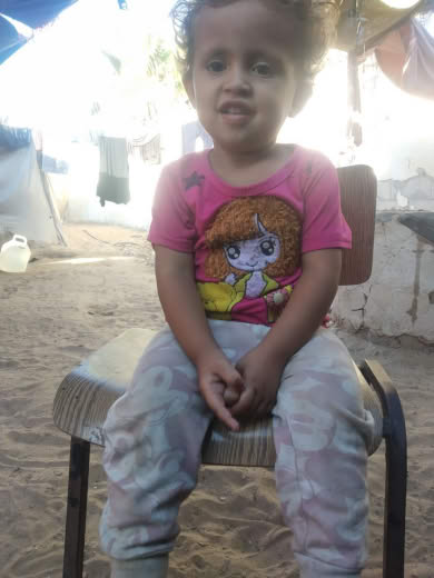 We have lost this girl in the Al-Hakar area of ​​the monastery since the morning. If anyone finds her wearing a resident