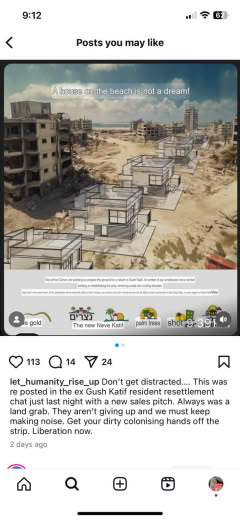 Advertisements selling homes in Gaza Strip