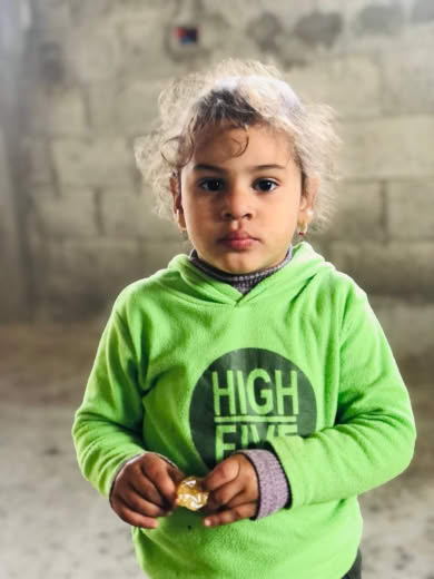 There is a girl who has been missing since the morning, her name is “Alaa.” She doesn’t know anything other than that, a