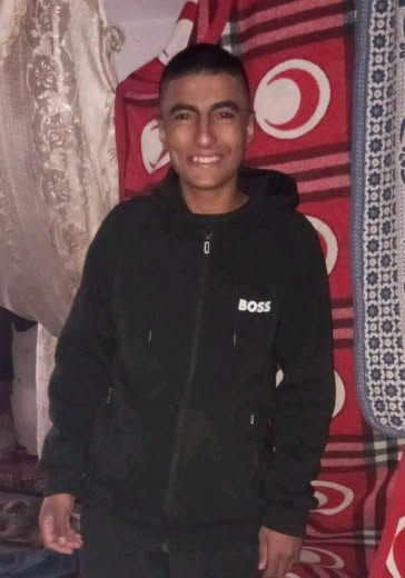 My nephew has been missing since yesterday morning. If anything is known about him in Mawasi Khan Yunis, he is wearing t