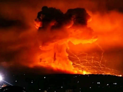 Al-Arabiya, citing Swiss sources: Israel tested a small tactical nuclear bomb in the Syrian city of Tartous. This was ex