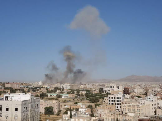 BREAKING: Multiple airstrikes have targeted the Yemeni capital, Sana'a.