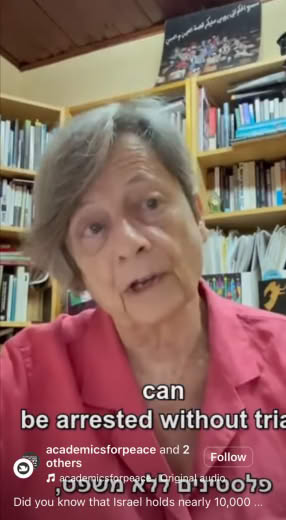 Tel Aviv Expert on Israel’s detention of Palestinian political prisoners 21 weeks ago