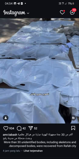 Posted at 20 Jan 2025 Rafah, South Gaza Source : Amr Tabash