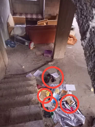 #WEST_BANK The occupation army attacks the Holy Quran while vandalizing the contents of homes in the town of Beit Furik,