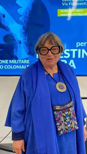 Follow-up: The occupation forces arrested the activist in solidarity with the Palestinian cause, Luisa Morgantini, forme