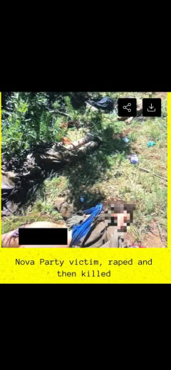 Isr has claimed that these photos show atrocities. They are debunked. 1. The “raped” women in the grass are shown to be 
