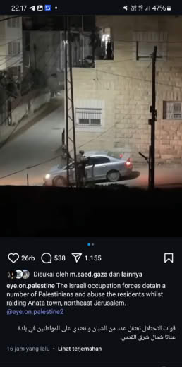 Posted at early day 16 Mar 2025 North East Jerussalem Source : eye on Palestine