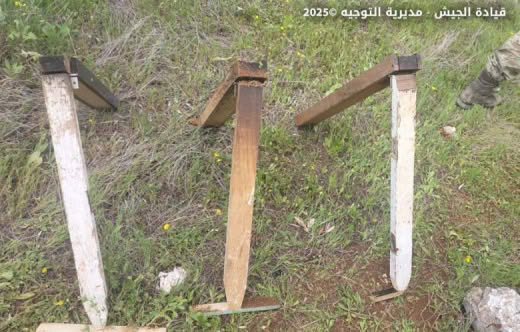 ❗️The Lebanese army finds primitive rocket platforms in south Lebanon, used in the rocket fire towards Israel that occur