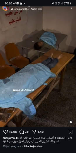 22 March 2025 Source : Anas Al-Sharif