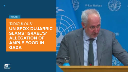 The United Nations spokesperson, Stephane Dujarric, has dismissed as "ridiculous" an allegation by "Israel" that there i