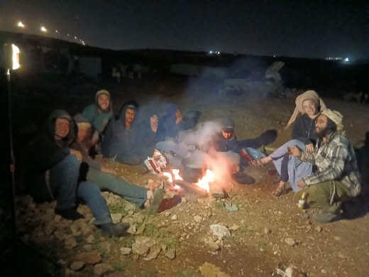Settlers tonight celebrate the two-year anniversary of the founding of Givat Sde Yonatan near Deir Dibwan, Ramallah Dist