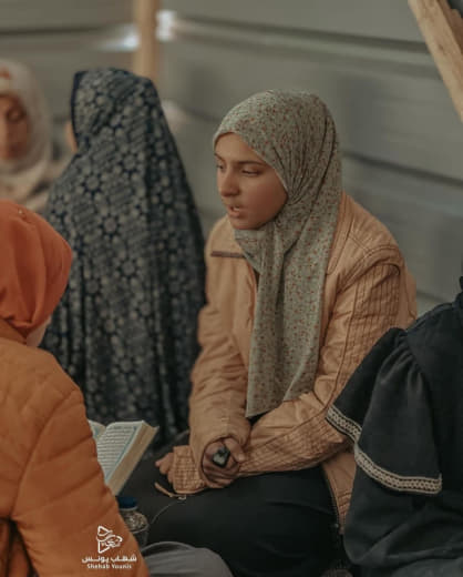 We trust only in God and no one else that we will be victorious, and Gaza will soon be released 🤲 Here Palestinian women