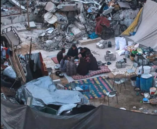 They have been eating in the open without shelter for more than a year and a half, struggling daily to find a meal to br