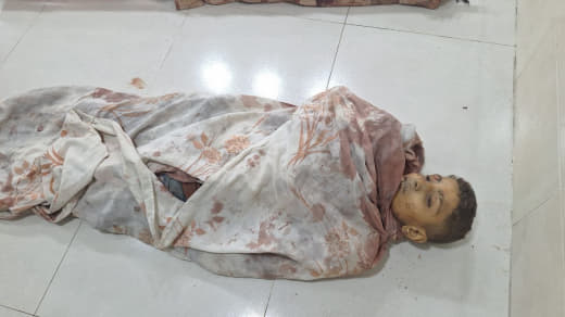 He is still unknown and is in Al Awda Hospital...Nuseirat He is about 15 years old He arrived at dawn from the Gaza Vall