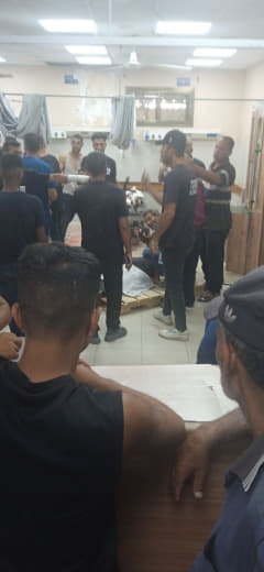 Dozens of casualties in the southern Gaza Strip