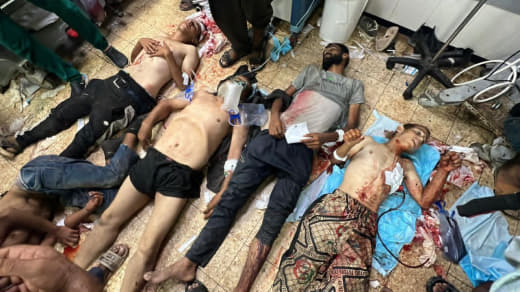 The situation is very difficult in the south of the Gaza Strip now