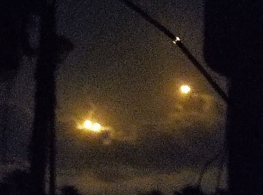 Zionist planes are dropping incendiary flare bombs in the skies of Gaza now