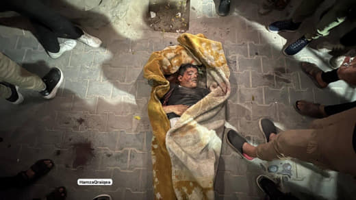 Update | Two Palestinians were killed and others were injured after the Israeli artillery shelled the Tanani family's ho
