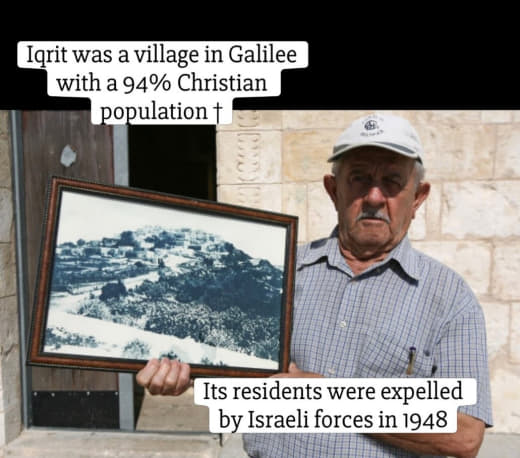 forgotten_christians: lqrith was a Palestinian Christian village in the Galilee whose residents were displaced by Israel