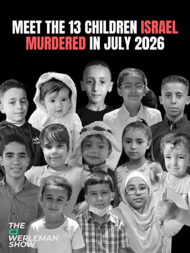 🚨 No ceasefire for Palestinian children. The mass killing continues… CJ Werleman