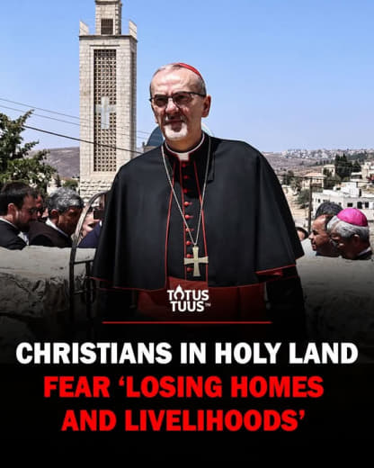 Cardinal Pierbattista Pizzaballa, Latin Patriarch of Jerusalem, visited Christian communities in the West Bank this mont