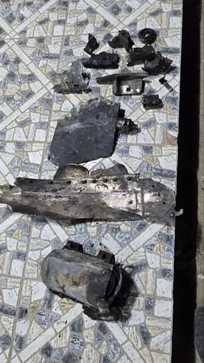 🚨 Debris and wreckage recovered from the wedding in Iran that resulted in the death of 4 individuals (including a child 