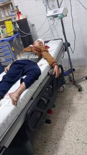 The martyrdom of 9-year-old Saleh Badawi, shot by occupation forces in the Al-Zaytoun neighborhood, east of Gaza City.