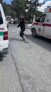 Breaking | Israeli aircraft carry out an airstrike on an ambulance center belonging to the Islamic Health Authority in J