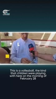 From the site of the US-Israeli attack on a sports hall in Lamerd, Iran’s Foreign Ministry spokesperson Esmaeil Baghaei 