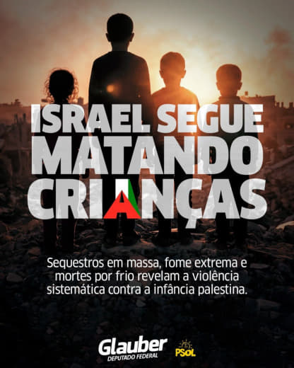 A realidade imposta às crianças palestinas em Gaza é marcada por múltiplas formas de violência. Em 2025, organizações de