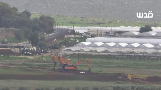 Israeli occupation bulldozers razed Palestinian farmland in the al-Buqai’a Plain, east of Tubas, occupied West Bank.