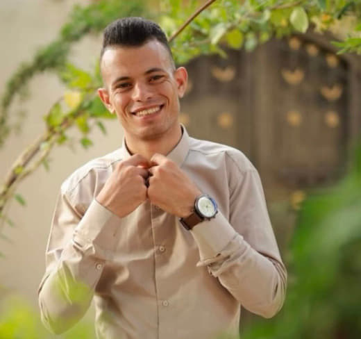 The young man, Bahaa Muhammad Al-Fajm, was killed by bullets from the occupation army in the town of Bani Suhaila, east 