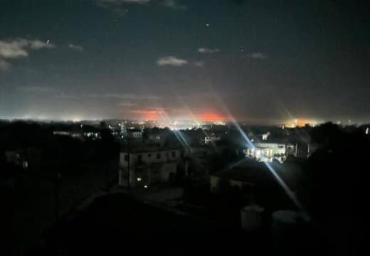 Blasts reported in Cuban capital Havana with fires glowing in the distance