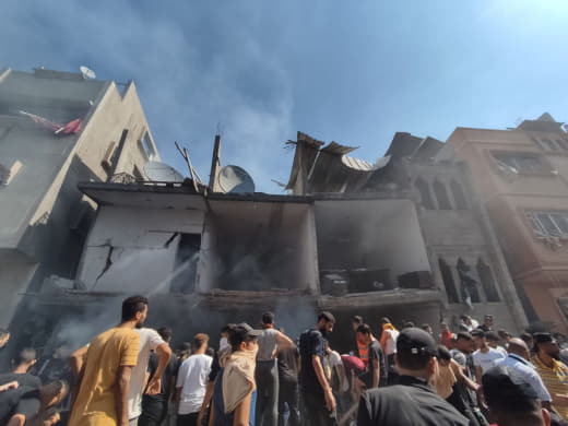 Abu Salima family home in Rafah